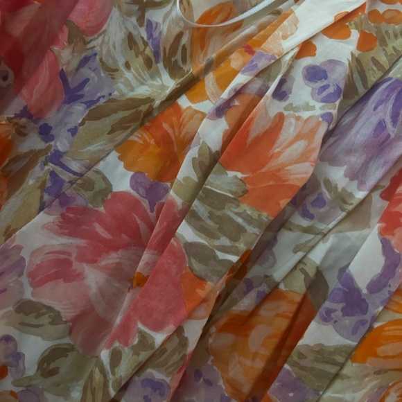 NWT Zara floral Crop Top size XS - Picture 6 of 6